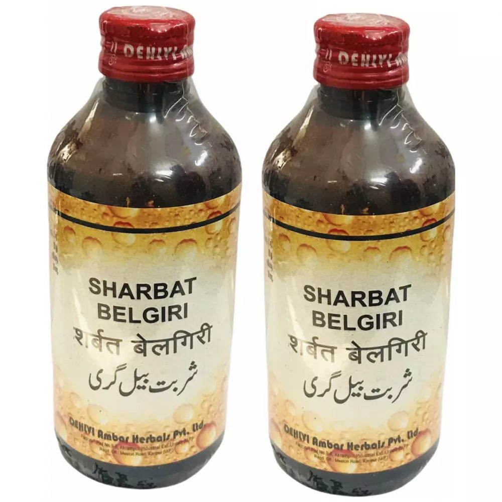 Dehlvi Ambar Sharbat Belgiri - 200 ml (Pack of 2)